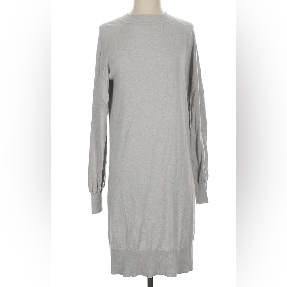 Club Monaco Gray Long Sleeve Sweater Dress